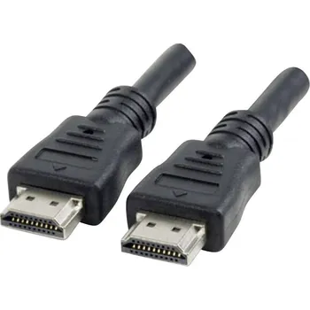 Audio kabel Manhattan HDMI kabel Zástrčka HDMI-A, Zástrčka HDMI-A 5.00 m černá 306133-CG 4K UHD HDMI kabel