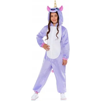 Karnevalový kostým SUPER Kostým Jednorožce 110/116 9918354BZ Unicorn Kigurumi přinese jednorožce