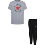 Tričko Converse Grau/ Schwarz 8579074 140