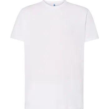 Tričko TRIČKO bavlněné hladké BÍLÉ JHK 5XL