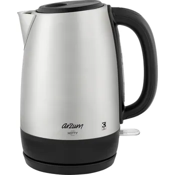 Rychlovarná konvice arzum AR3074 rychlovarná konvice, bezšňůrová, ochrana proti přehřátí, Inox , AR3074