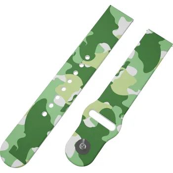 Chytré hodinky Strapido MASKÁČ ZELENÝ řemínek 22 mm