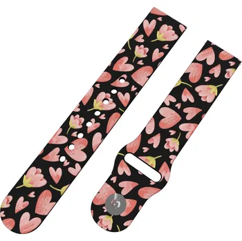 Chytré hodinky Strapido VALENTÝNSKÝ řemínek 22 mm