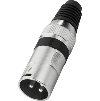 Audio kabel Monacor XLR-207P/SW zástrčka XLR