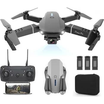 Dron E88 Nova dron s Full HD kamerou, Wi-Fi a 3 bateriemi v balení, černý