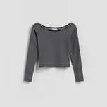 Reserved - Halenka s rovným výstřihem - vícebarevná - 259HT-MLC - 259HT-MLC-M