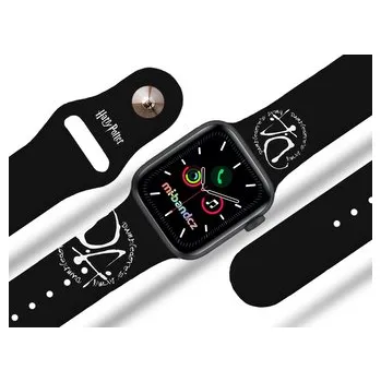 Chytré hodinky Apple watch řemínek Harry Potter - Brumbálova armáda,42/44/45/46/49mm,černá