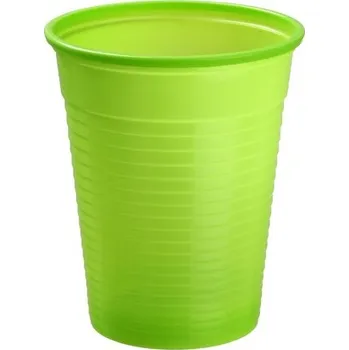 Jednorázové nádobí Akzenta Top Cups Fresh Green plastové jednorázové kelímky 50 ks