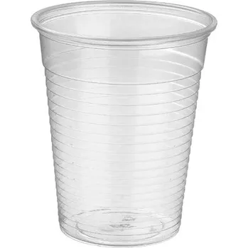 Jednorázové nádobí Akzenta Top Cups Transparent plastové jednorázové kelímky 50 ks