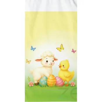 Dárková taška Sáček PP 20x39 cm - transp. s tiskem VELIKONOCE VI