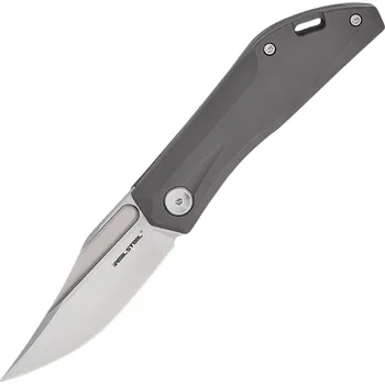 kapesní nůž Real Steel Ventus Titanium | ATS | Clip point RE-7041