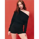 Tričko s dlouhými rukávy - M - House - černá - 868IW-99X