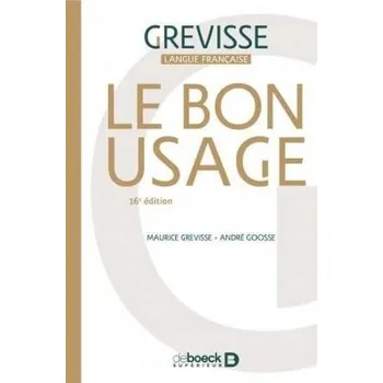 Slovník Bon Usage 16e edition - Goosse Andre