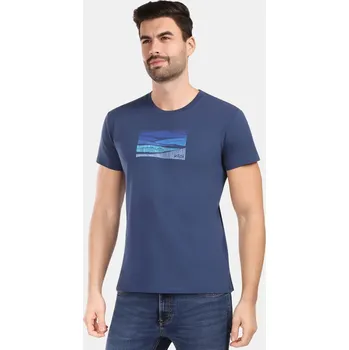 Pánské bavlněné tričko Kilpi SPACER-M tmavě modrá L
