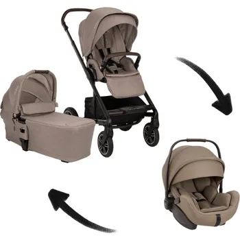Dětské zboží NUNA kombinovaný kočárek MIXX NEXT Cedar + ARRA FLEX Cedar