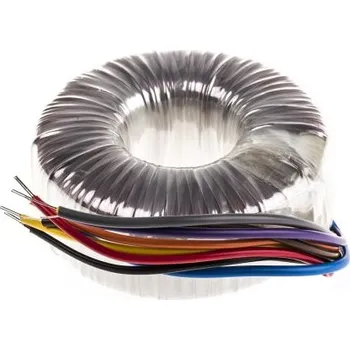 Transformátor Toroidní transformátor, počet výstupů: 2, sekundární napětí: 2 x 18V ac, Kabely, 112 (Dia.) x 47mm