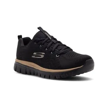 Dámské tenisky Sneakersy Skechers GRACEFUL 12615 BKRG Černá 38