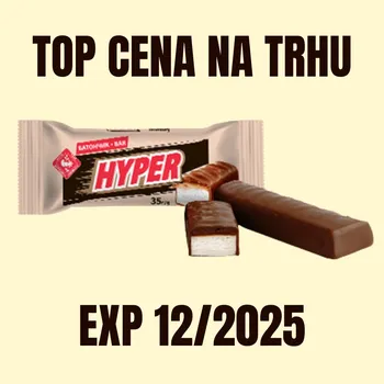 Čokoláda ZHYTOMYR Nugátová tyčinka HYPER 35 g EXP 12/2025