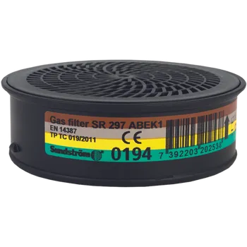 Plynová maska Sundström SR 297 Protiplynový filtr ABEK1 Velikost: UNI