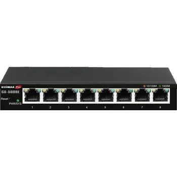 Switch EDIMAX GS-5008E síťový switch, 8 portů, 16 GBit/s