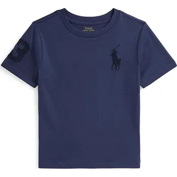 Pánské tričko Dětské bavlněné tričko Polo Ralph Lauren 322832907503 námořnická modř 59X, vel. 88-93