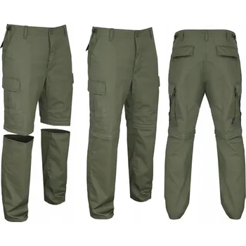 Pánské kalhoty Kapsáče trekové taktické 2v1 Mil-Tec BDU Zip-Off Olive L
