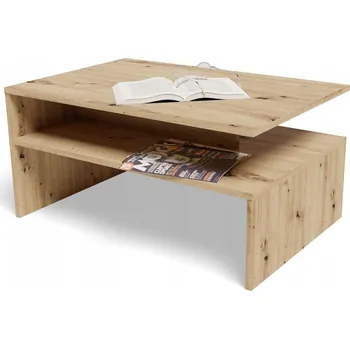 Konferenční stolek Konferenční stolek Matkam obdélníkový 90 x 60 x 45 cm, dub artisan