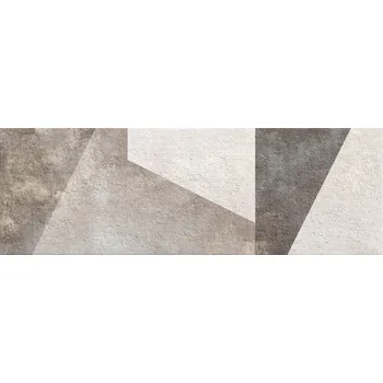 Obklad Keros Madison Decorado Geo Gris 25x75x1 mix 5 barev dekor