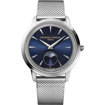 Hodinky FREDERIQUE CONSTANT - Classics Moneta Moonphase – Blue Dial - Pánské hodinky