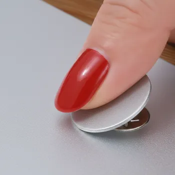 Nábytkové kování Interex Samolepicí krytka / Aluminium 14 mm