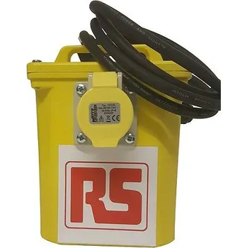 Měnič napětí Bezpečnostní stavební transformátor, 500VA, primární napětí: 230V ac, sekundární napětí: 110V, 195 x 195 x 265mm