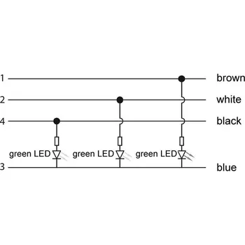 Lutronic 1210 1206 04 L2 301 2m připojovací kabel pro senzory - aktory, 1161, piny: 4, 2.00 m, 1 ks