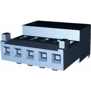 TE Connectivity MTA-100 zásuvková lišta 4, 3-643816-4, 1 ks