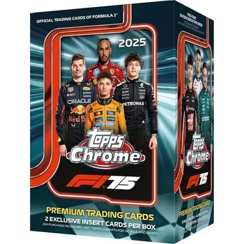 Sběratelská karetní hra Topps Chrome Formula 1 Value Box 2025