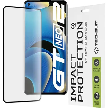Techsuit 111D Celoplošné Celolepené Sklo Realme GT Neo2 Černé
