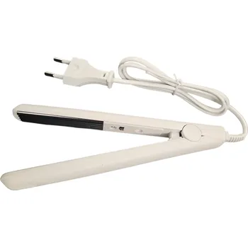 Žehlička na vlasy Leventi Mini přenosná žehlička na vlasy krepovací-bílá