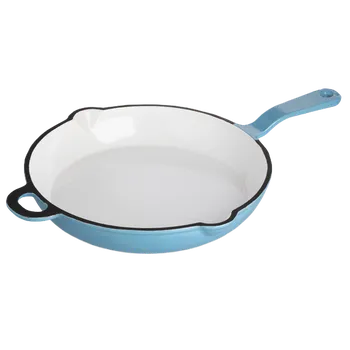 Pánev MAGDALENA KLASIK · litinová pánev velká Gourmetina · košilově modrá