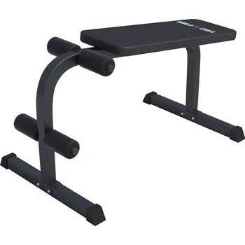 Posilovací lavice Posilovací lavice na břicho, černá, nastavitelná, 150kg