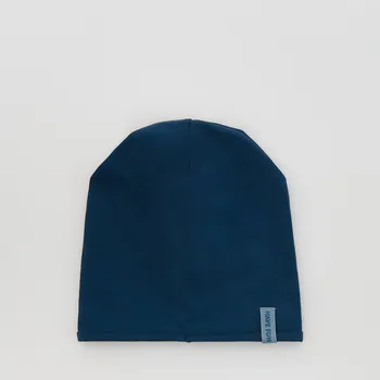 Čepice Reserved - Bavlněná čepice s nášivkou - modrá - 785GT-55X - 785GT-55X-3Y5