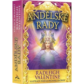 Andělské rady Kniha a 44 karet - Radleigh Valentine (lesklé)