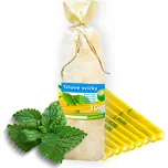 Tělové svíce HOXI s MEDUŇKOU v plátěném…