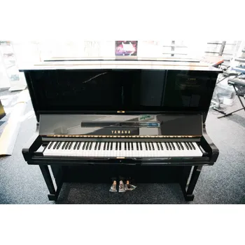 Klávesový nástroj Yamaha Reconditioned Pianos Yamaha U1H Piano used, black polished, B-condition