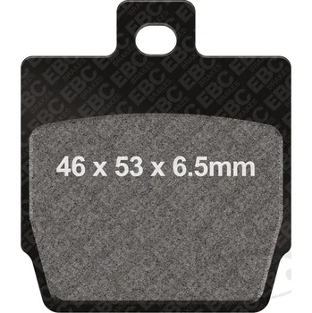 Brzdová destička EBC brzdové destičky Carbon SCO EBC MBK EW 50 STUNT 00-04, EW 50 STUNT NAKED 05-06, YQ 50 NITRO 98-06, YQ 50 NITRO NAKED 05-06, YQ 50 F1 NITRO ASSISTANCE 98-01, YQ 50 L NITRO JAGUAR 50 KM/H 01, YQ 50 L NITRO JAGUAR 45 KM/H 01-05...
