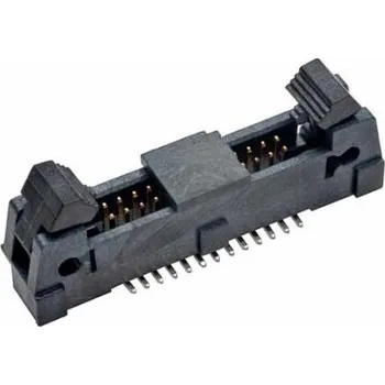 Elektrický konektor HARWIN Konektor PCB, řada: M50-365, Deska-deska, počet kontaktů: 26, počet řad: 2, rozteč: 1.27 mm, orientace těla: