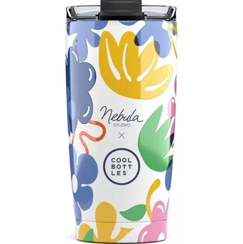 Termohrnek Cool Bottles Nerezový termohrnek Nébula - Floral Madness 550 ml