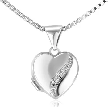 Přívěsek Stříbrný přívěsek s diamantem Galya