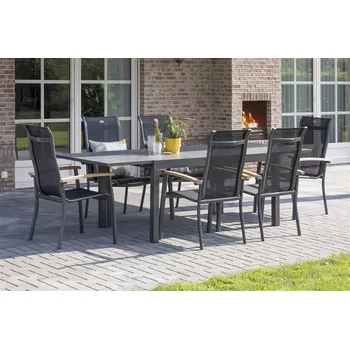 Zahradní sestava Zahradní set Tipperary + 6x křeslo Alice HN63000602