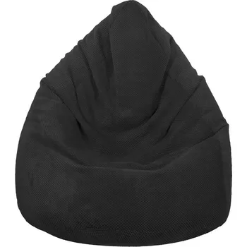 Sedací pytel Toffel Sedací vak MAXI COMFORT Plyš 125x95 cm VZOR: černá