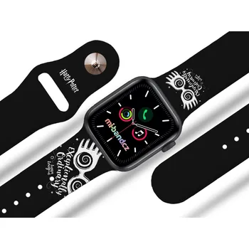 Ostatní příslušenství k chytrým hodinkám Apple watch řemínek Harry Potter - Luna Lovegood - Neobyčejně obyčejně Rozměr: 42/44/45/46/49mm, barva pásku: černá