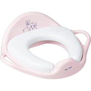 WC sedátko TEGA BABY redukce na WC měkká zajíček růžová